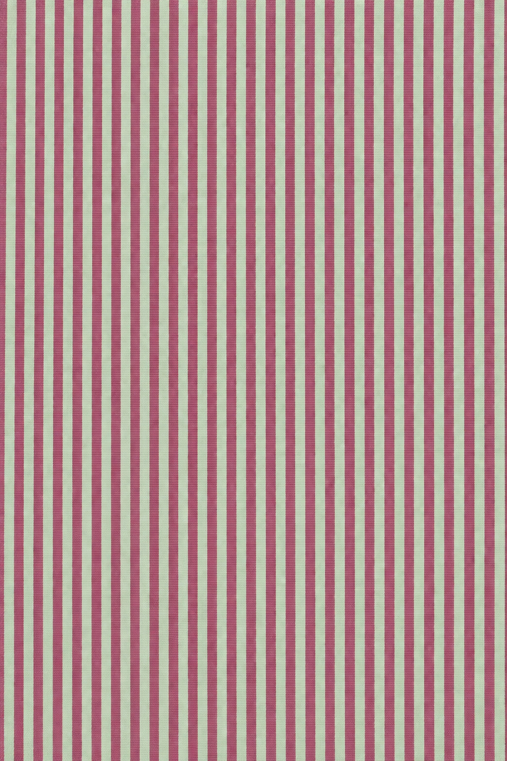 Pink and white striped seersucker fabric for the Halloween candy bucket