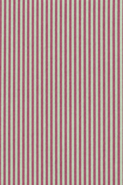 Pink and white striped seersucker fabric for the Halloween candy bucket