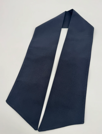 Dark navy solid wreath sash