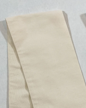 Natural solid wreath sash